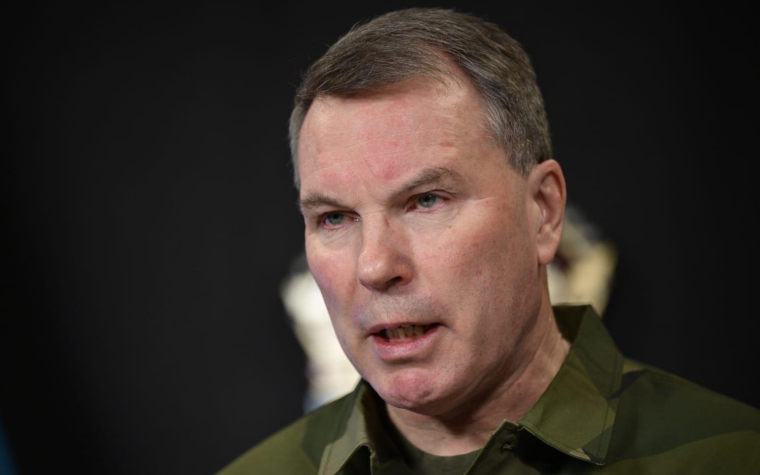 Thomas Nilsson, chef för militära underrättelse- och säkerhetstjänsten (Must). Arkivbild.