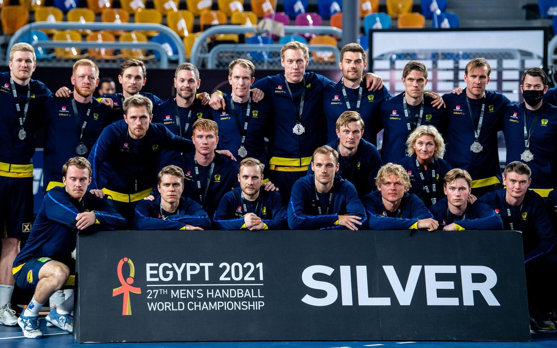 Sverige knep ett VM-silver i Egypten. 