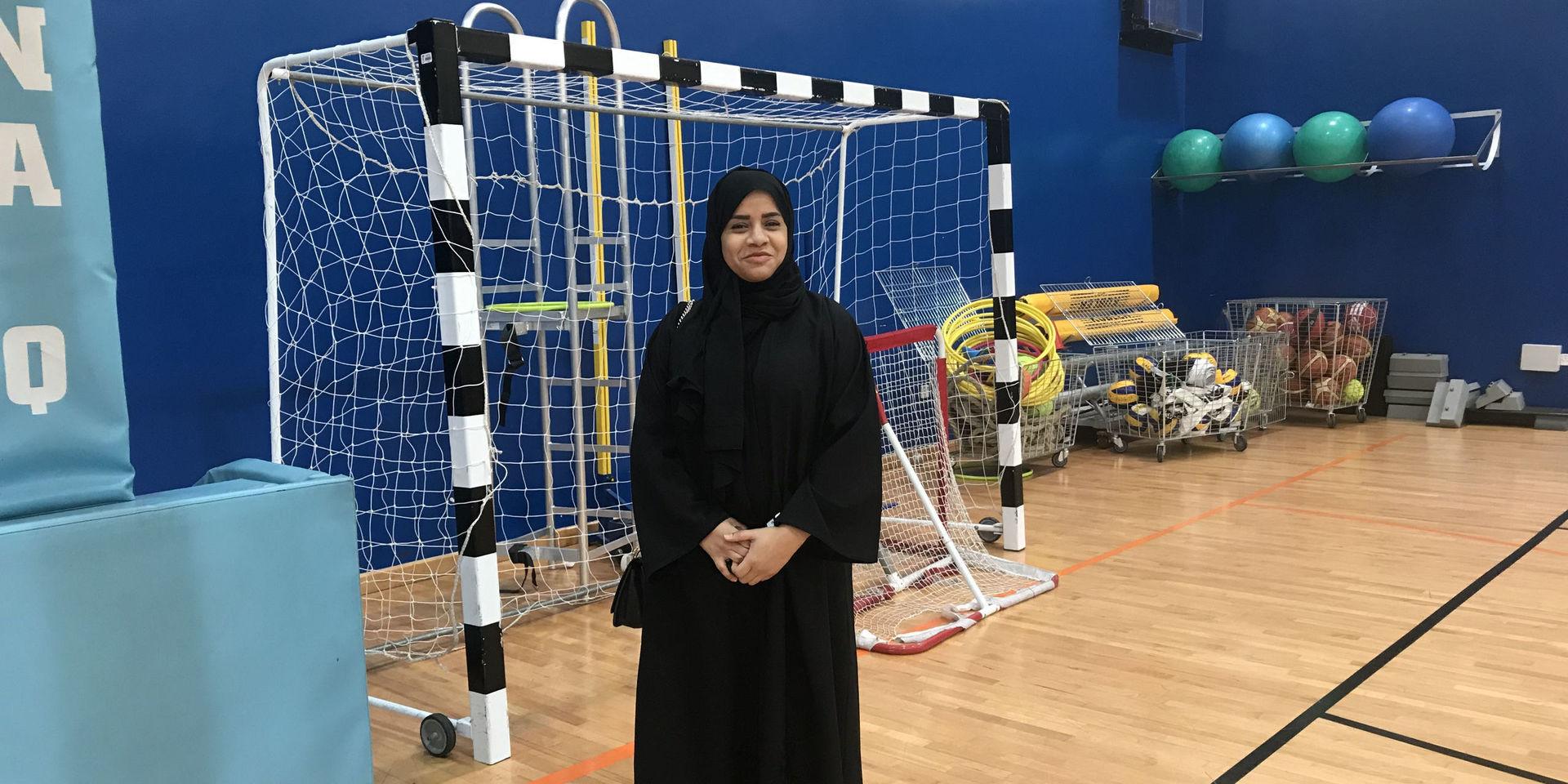 Shamsa Al Fahd var med och startade damfotbollen i Qatar. Målet bakom henne var det hon och hennes vänner sköt mot de allra första träningarna sommaren 2005. 