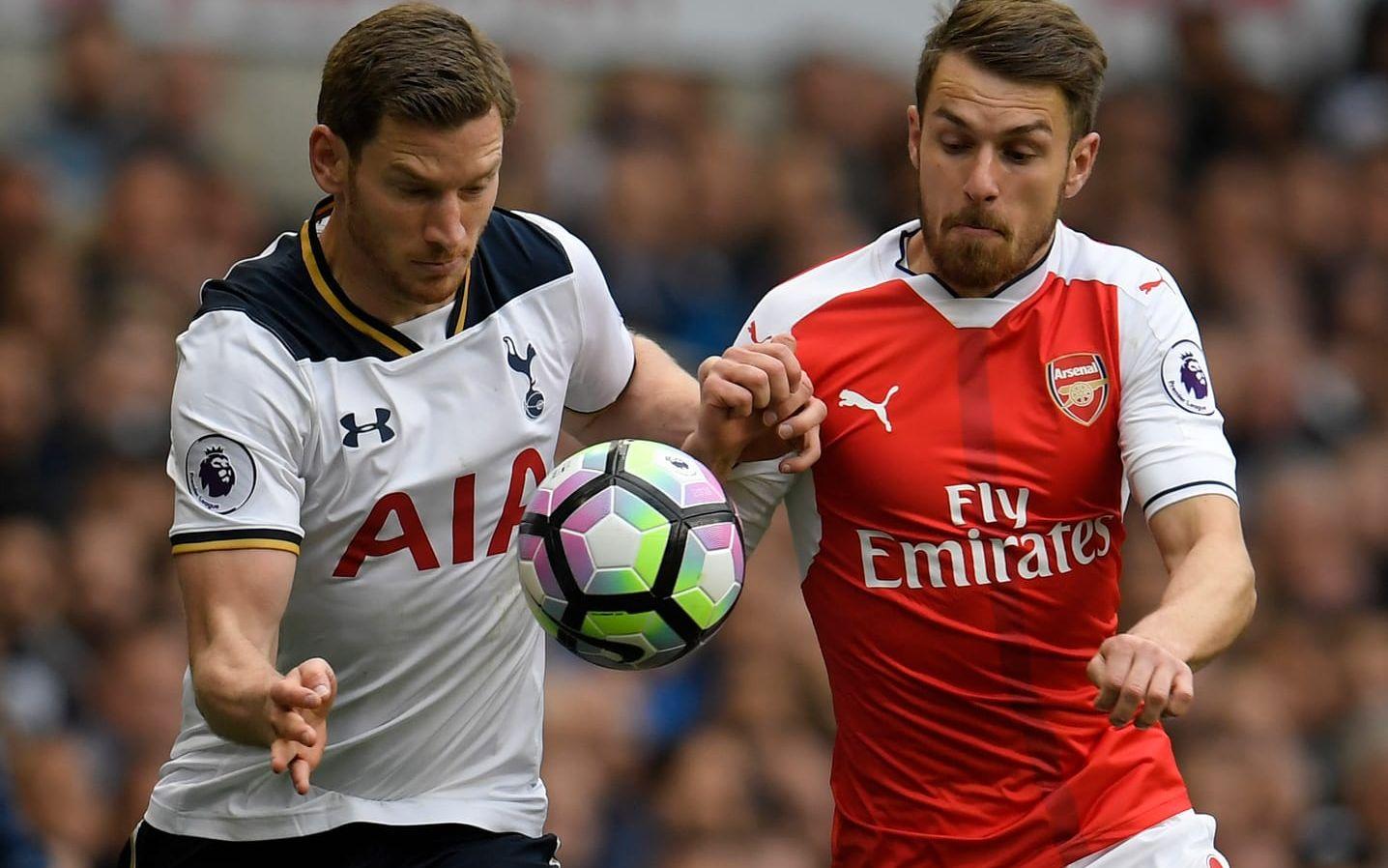 Arsenal och Tottenham drabbar samman i säsongens första North London Derby tidigt på lördagseftermiddagen. Foto: Bildbyrån