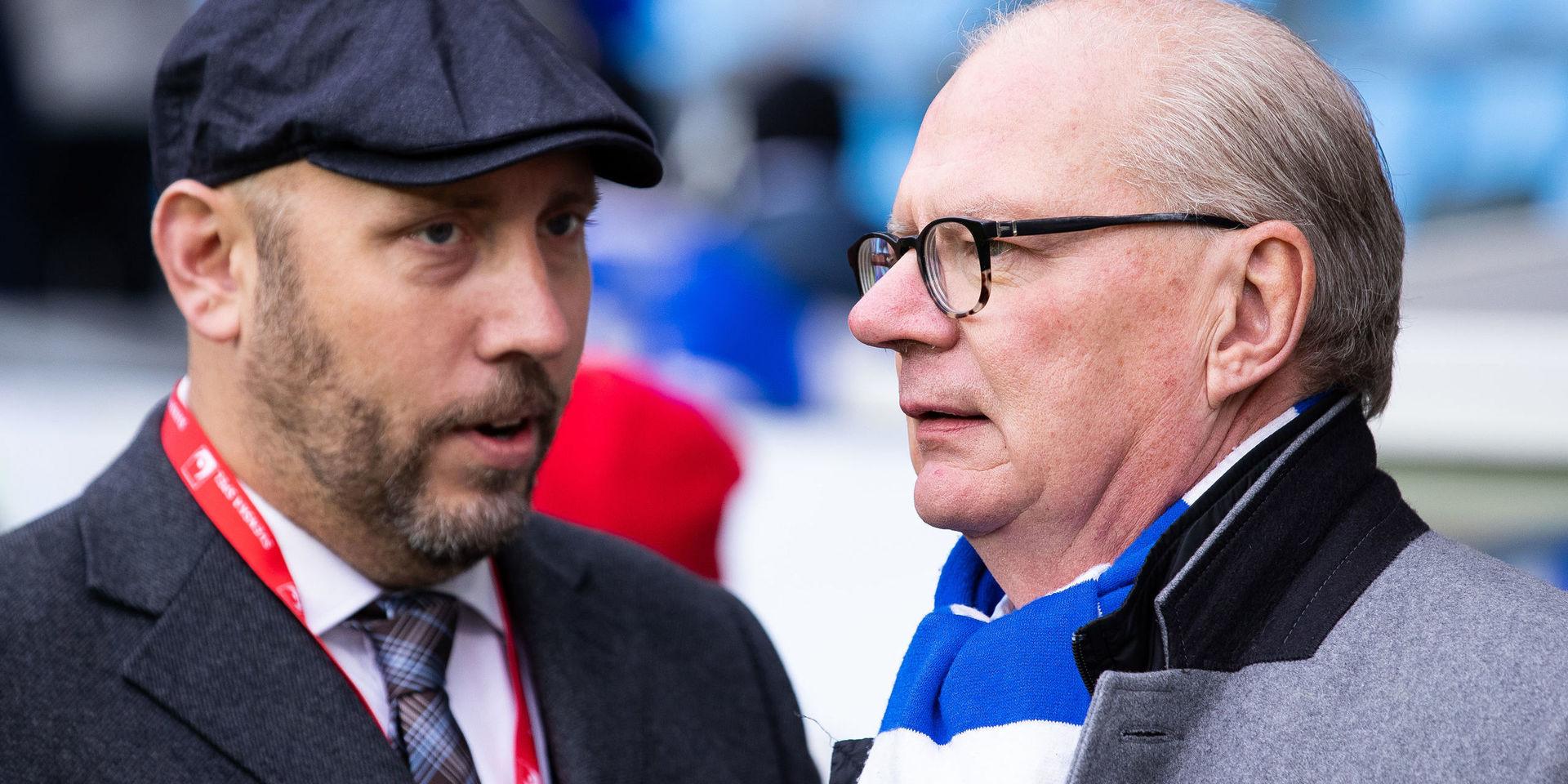 IFK Göteborgs klubbdirektör Max Markusson och ordförande Mats Engström.