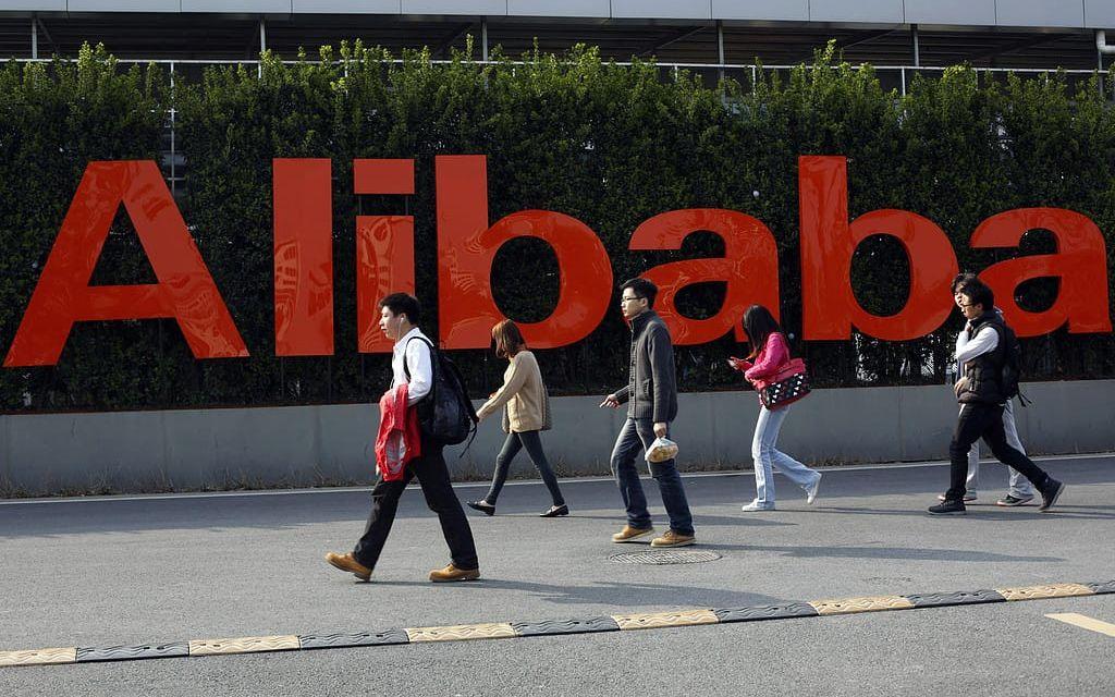 23. Kinesiska e-handelsjätten Alibaba listas på plats 23.