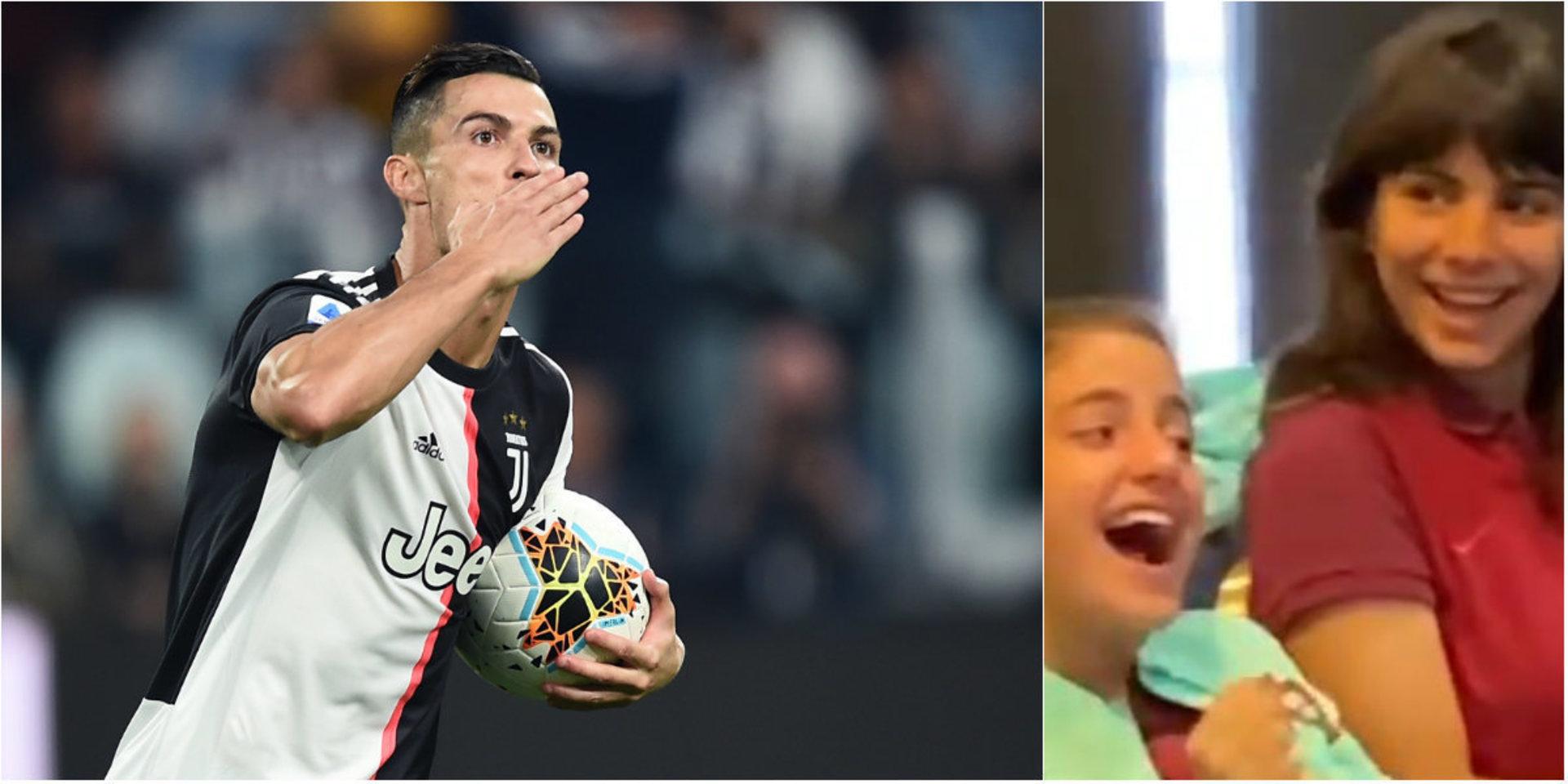 Cristiano Ronaldo har försett Portugals U17-lag med nya skor efter avancemanget till EM.