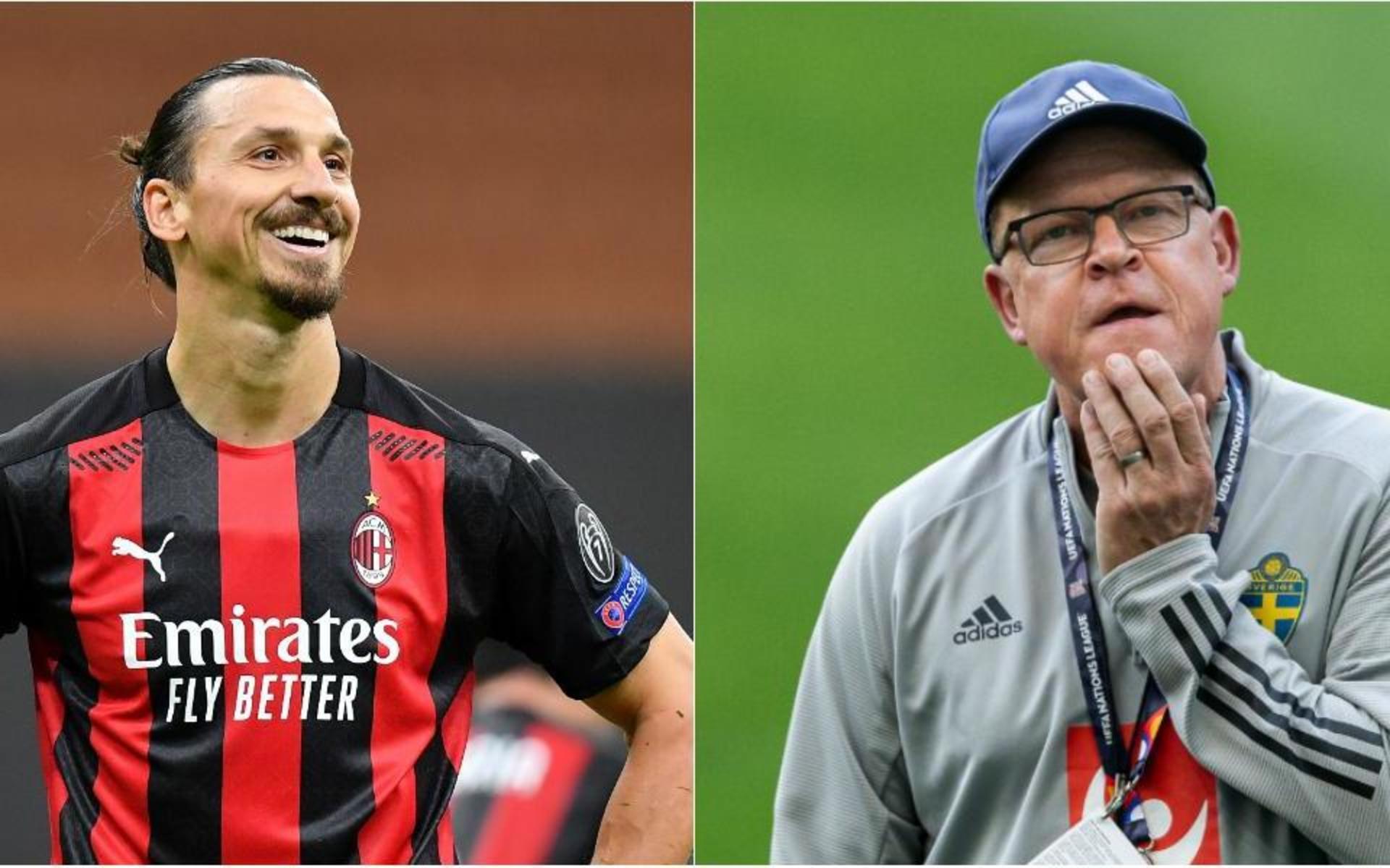 Zlatan Ibrahimovic och Janne Andersson har haft möte i Milano. 