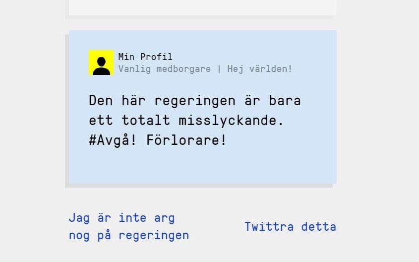 I spelet ska du skaffa dig så många följare som möjligt, bland annat genom att spela på känslor och skapa polarisering. Skärmdump från 'Bad news'.