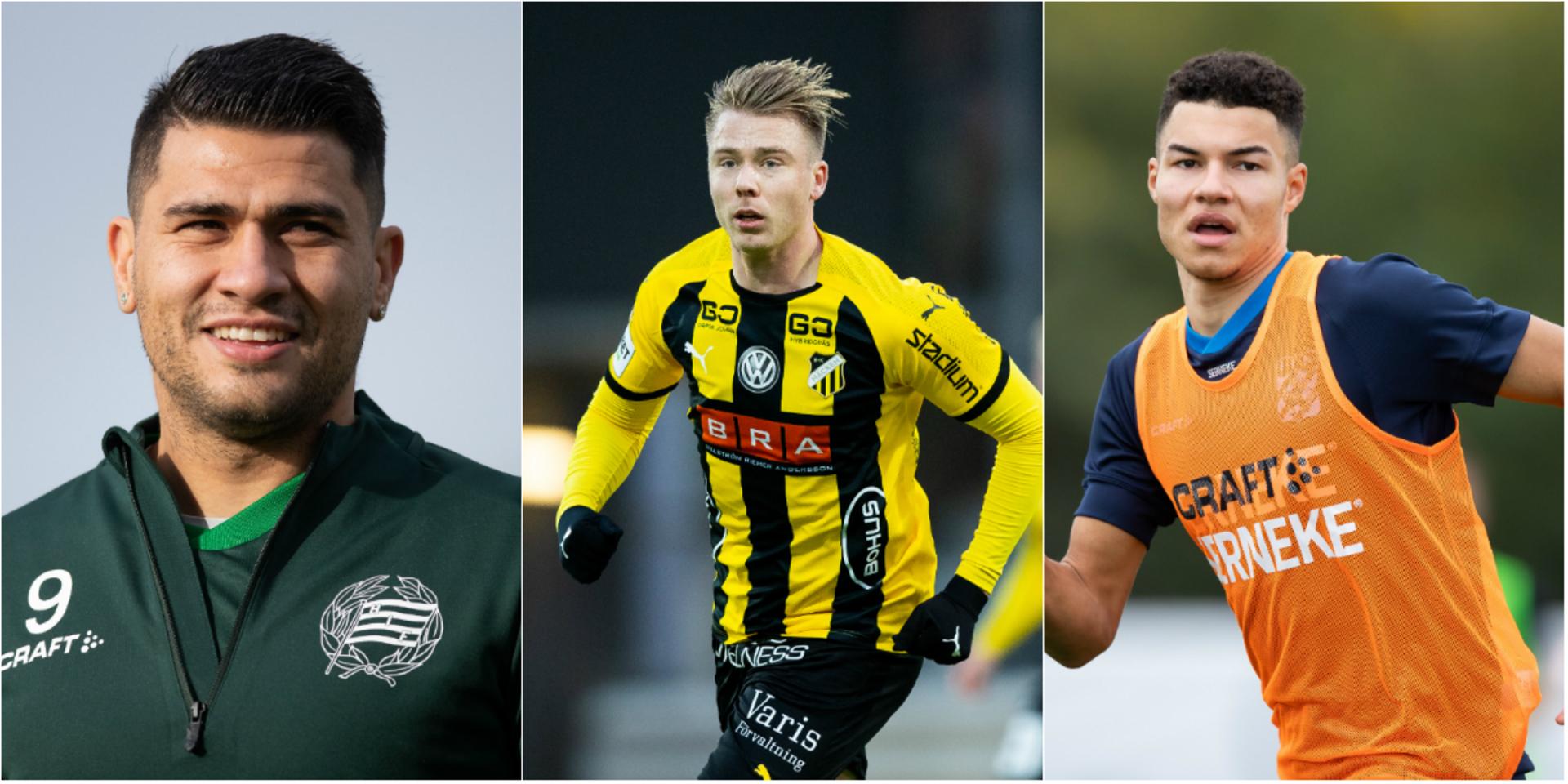 Paulinho, Alexander Söderlund och Alexander Jallow är några som bytt klubb inför årets allsvenska. 