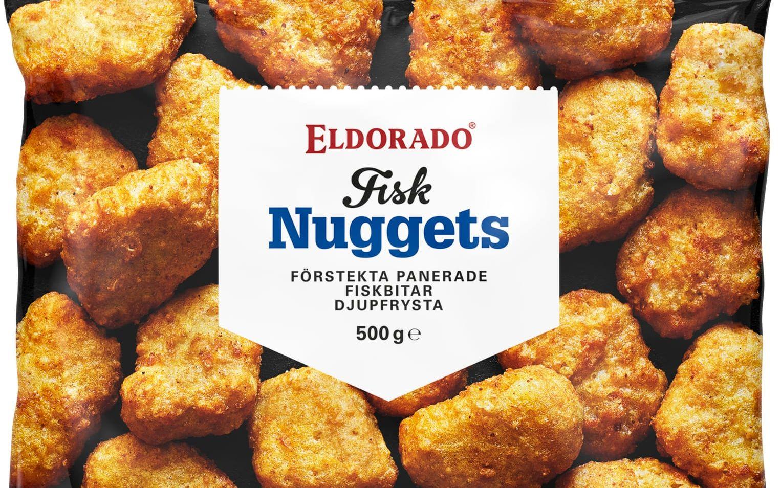 Fisknuggets från Eldorado återkallas på grund av risk för metallbitar. Perssbild.