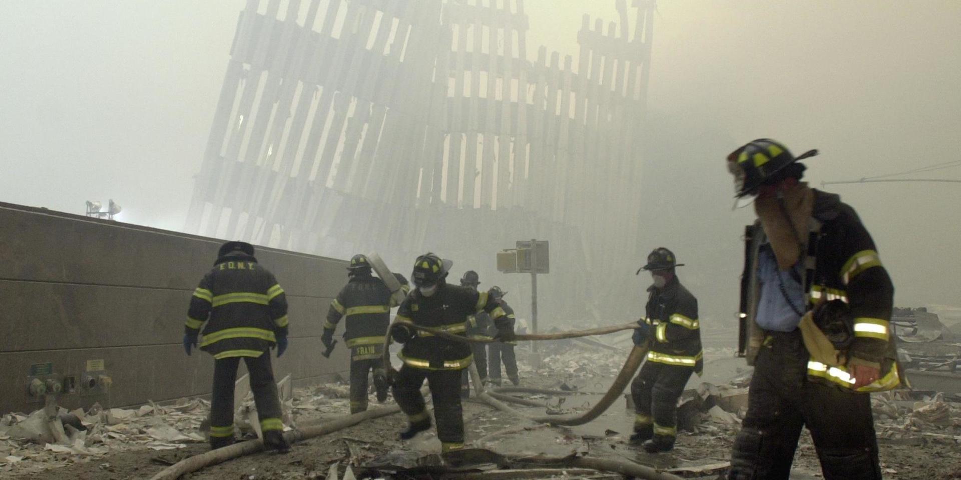 New Yorks brandmän hade ett svårt och riskabelt uppdrag vid attentatet, flera brandmän omkom.