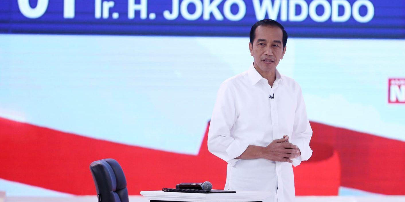 Indonesiens president Joko Widodo ställer upp igen. Arkivbild.