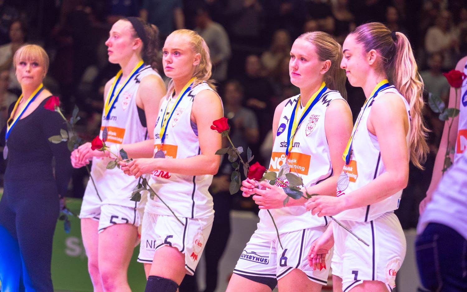 Högsbo var i SM-final för ett år sedan. Till nästa säsong avstår klubben sin plats i damernas basketliga. Arkivbild.