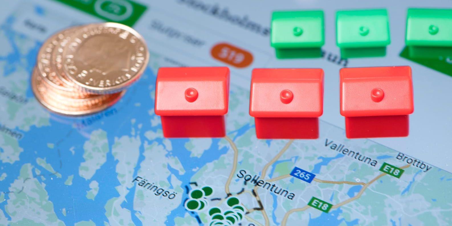 En miljon kronor räcker till en 25 gånger större lägenhet i Fagersta än i Stockholm. Arkivbild.