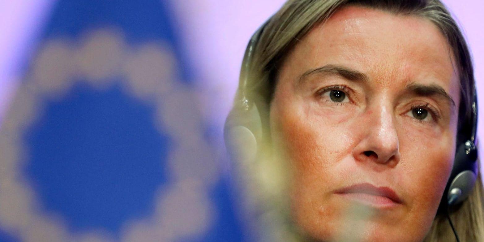 EU:s utrikeschef Federica Mogherini. Arkivbild.
