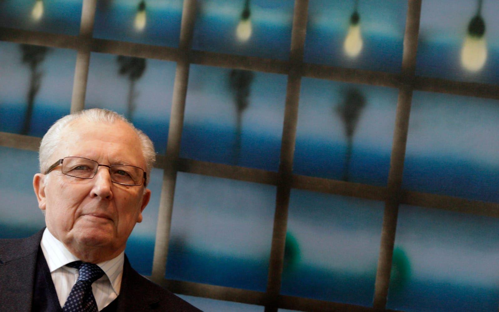 EU-kommissionens tidigare ordförande Jacques Delors på en bild från 2012.