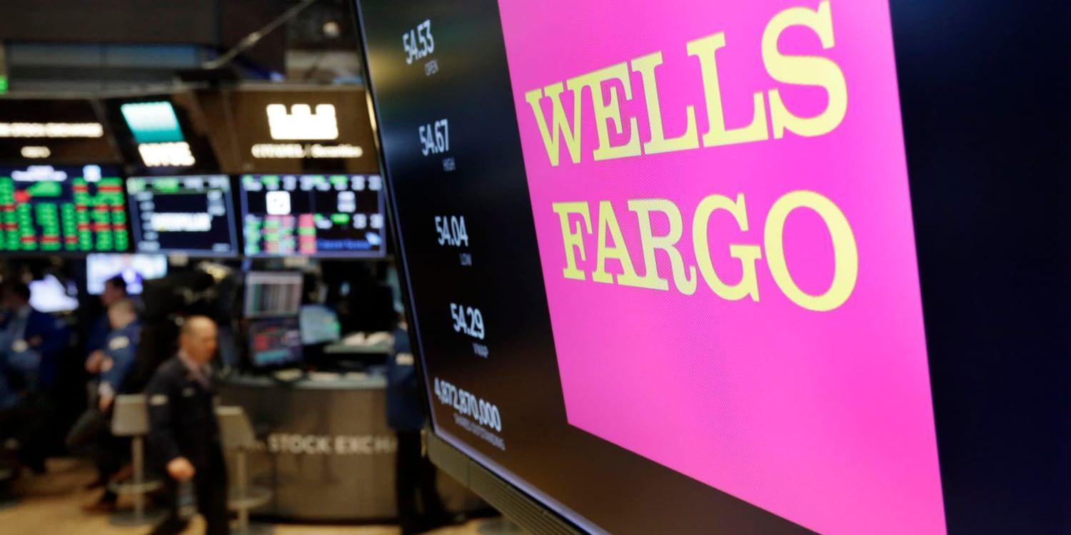Storbanken Wells Fargo bantar bort mellan 5 och 10 procent av arbetsstyrkan. Arkivbild.