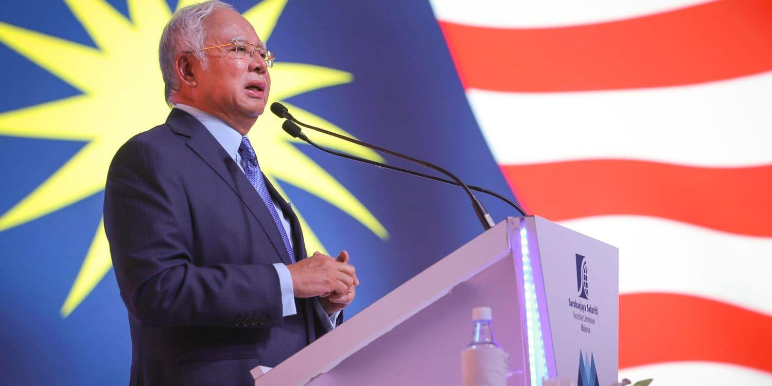 Malaysias premiärminister Najib Razak. Arkivbild.