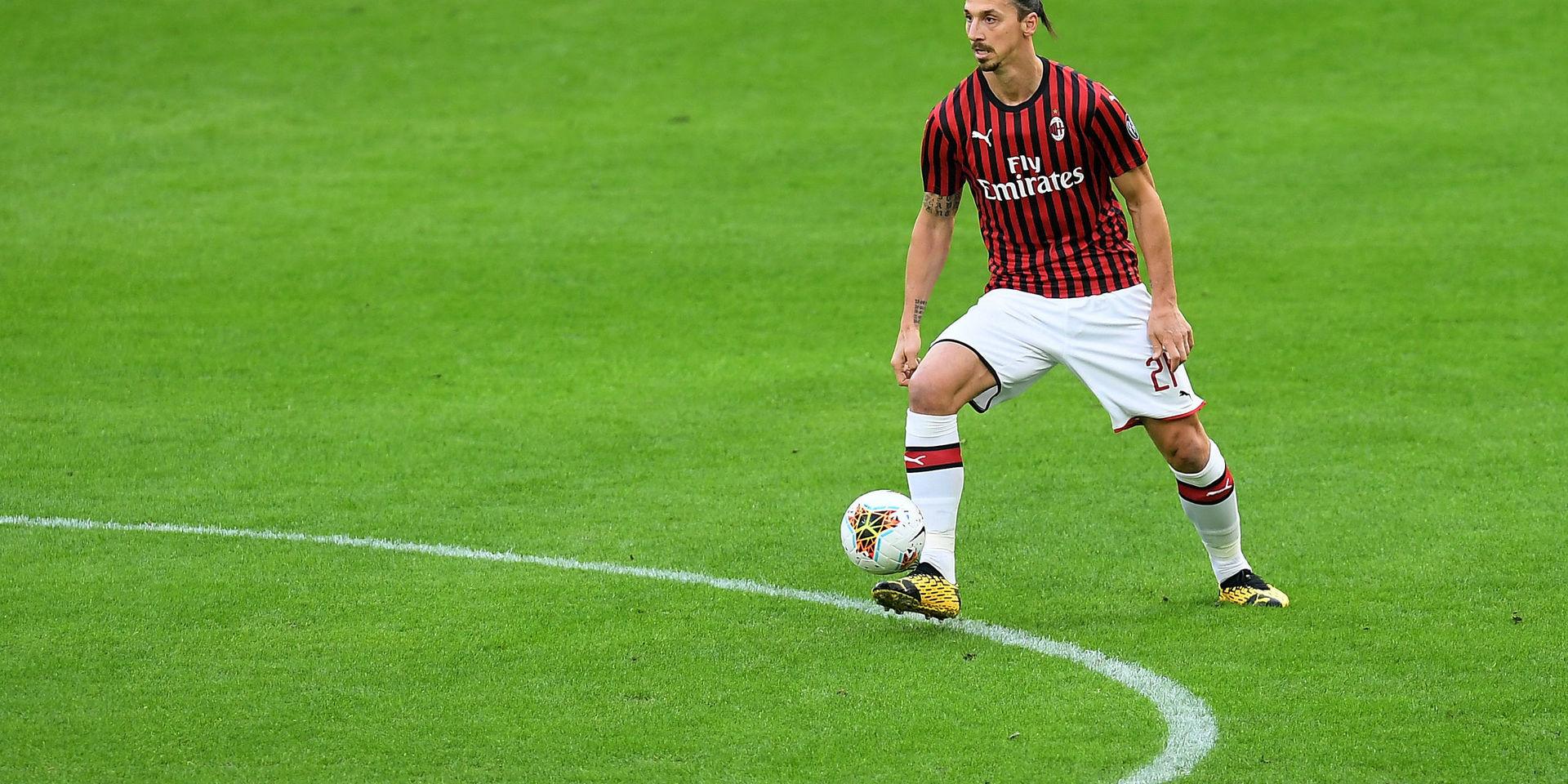 Zlatans kontrakt med Milan går ut i sommar. 