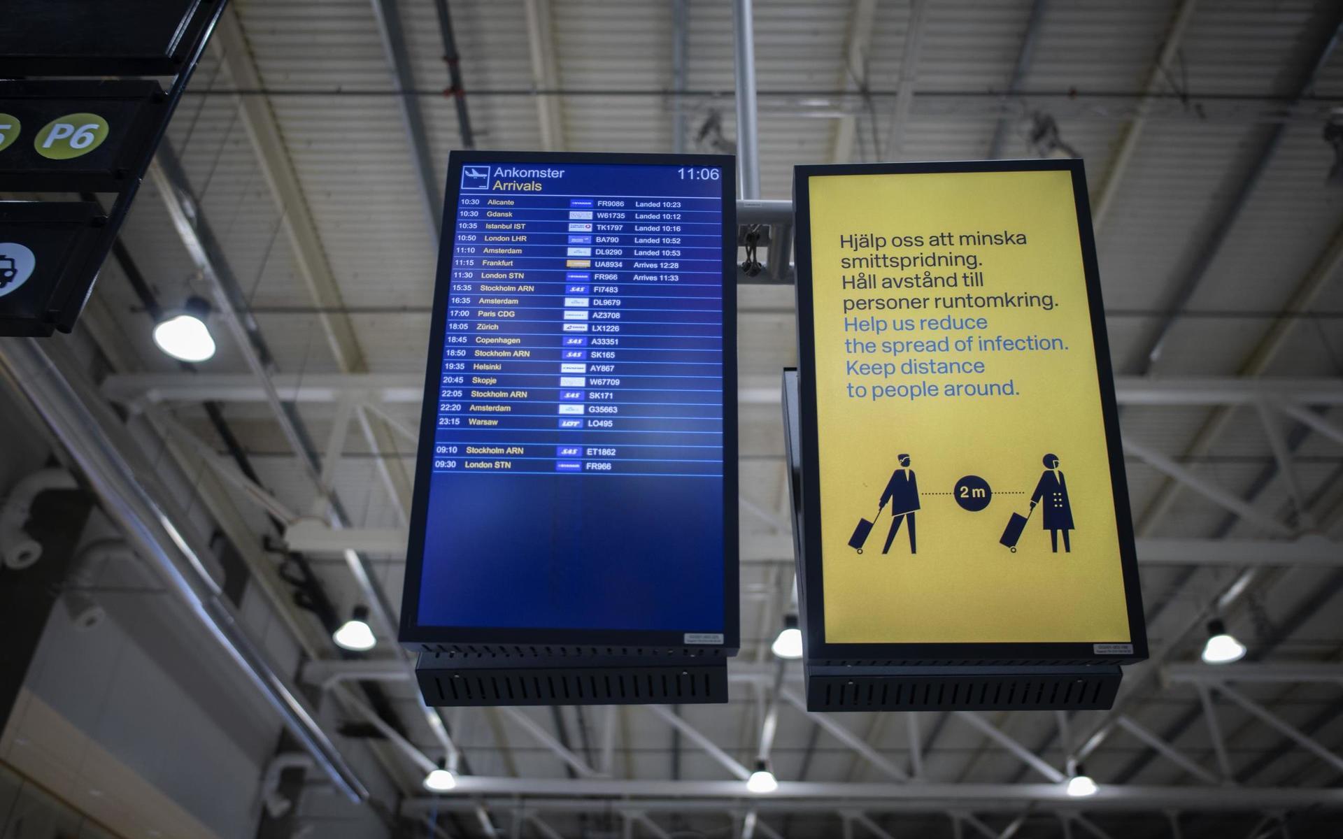 Coronapandemin har slagit hårt mot flygbranschen i stort. Det senaste året har Swedavia, som driver tio av Sveriges största flygplatser tappat över 34 miljoner resenärer.