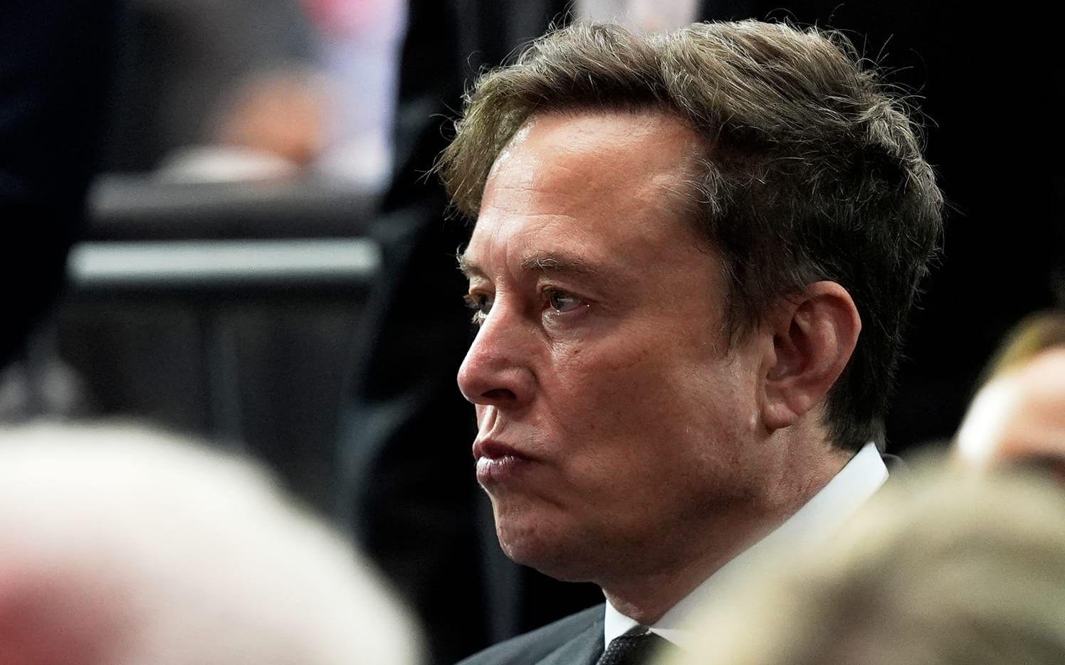 Elon Musk vill bygga jättefabrik för produktion av halvledare i Texas. Arkivbild