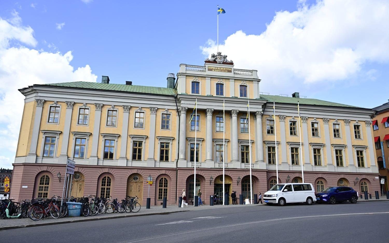 Arvfurstens palats, Utrikesdepartementets säte i Stockholm. Arkivbild.
