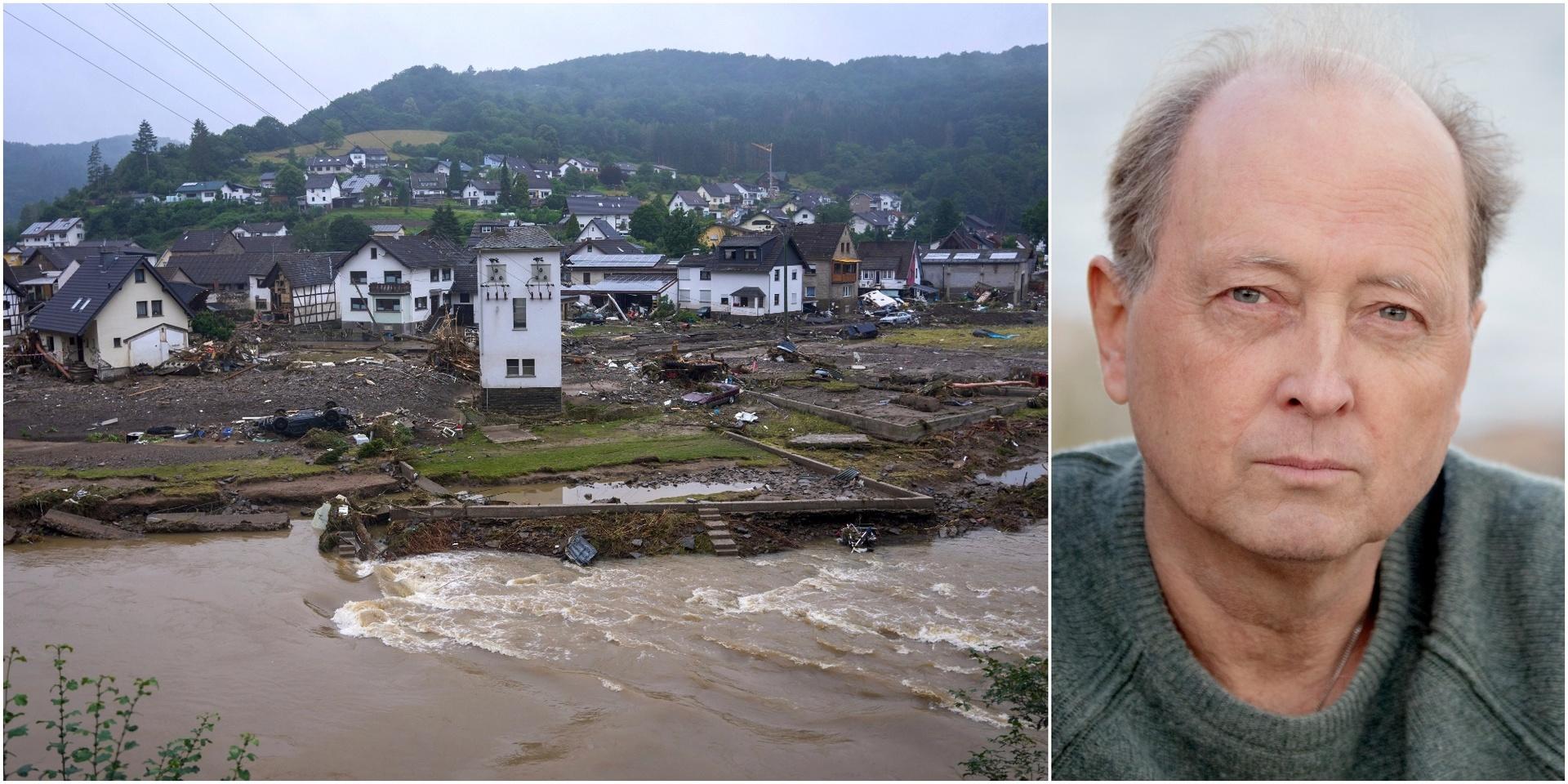 Förödelsen i den tyska byn Schuld är stor efter förra veckans svåra översvämningar.