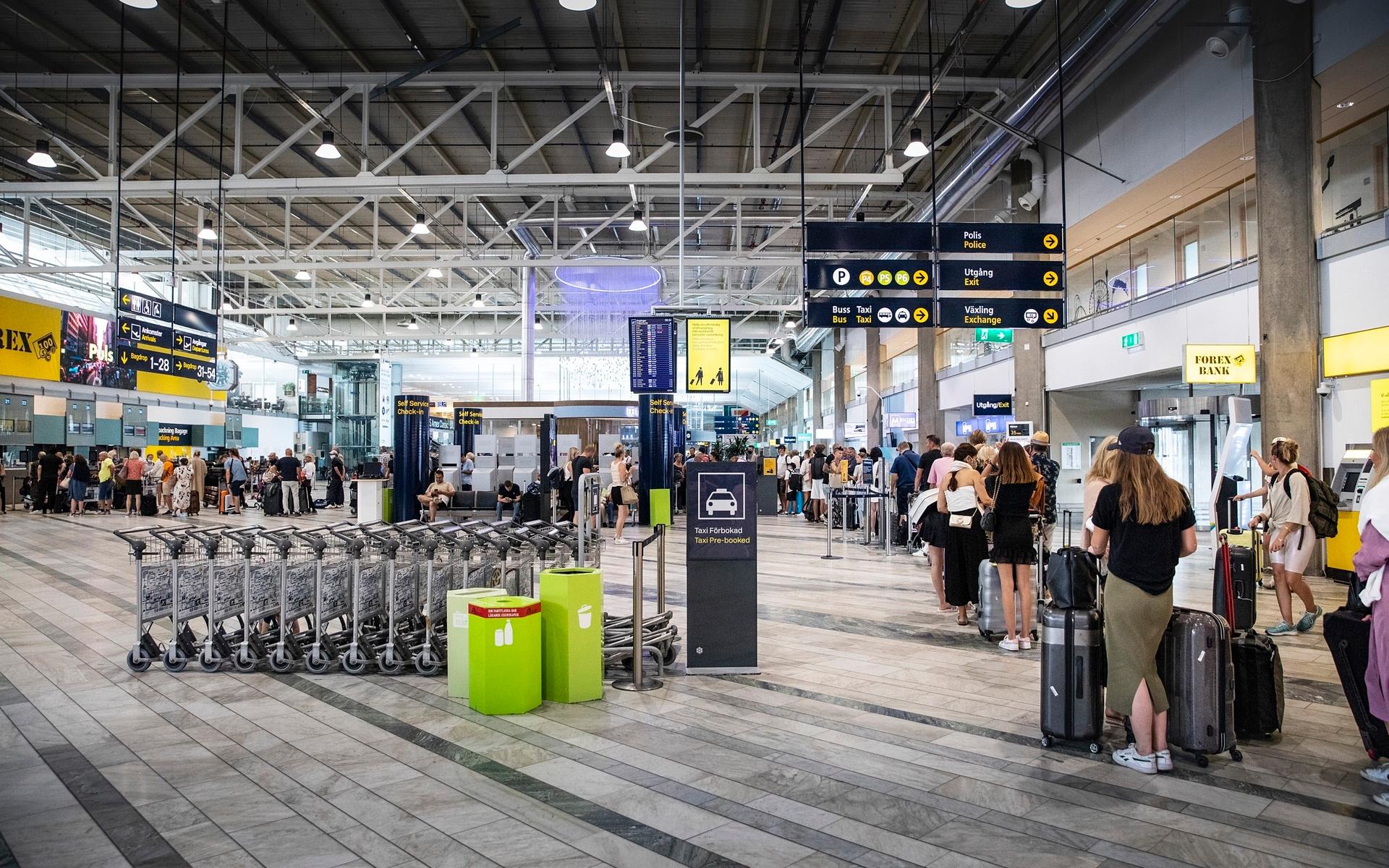 I juli trafikerade 255 000 passagerare Landvetter flygplats, en ökning med 255 procent mot juli ifjol. Hittills i år är dock tappet 47 procent, mot 2020.