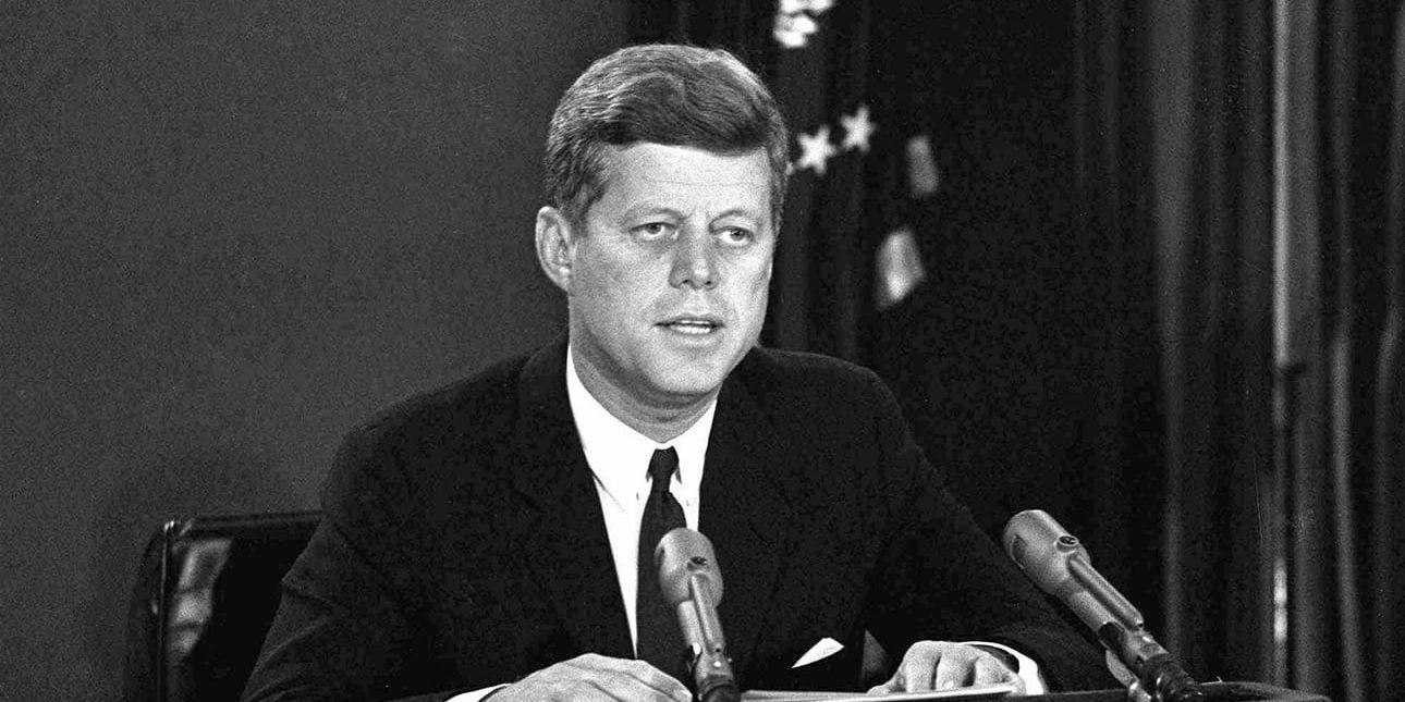 USA:s före detta president John F Kennedy. Arkivbild.
