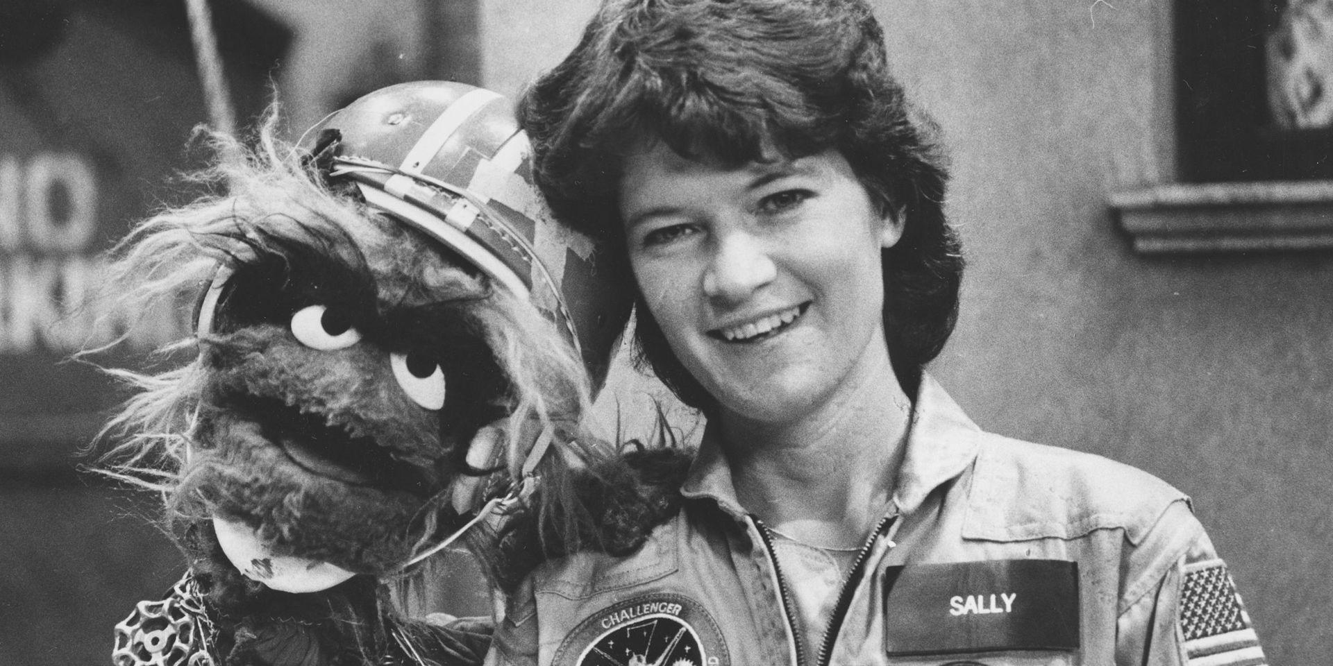 Sally Ride, första amerikanska i rymden, 1983. 