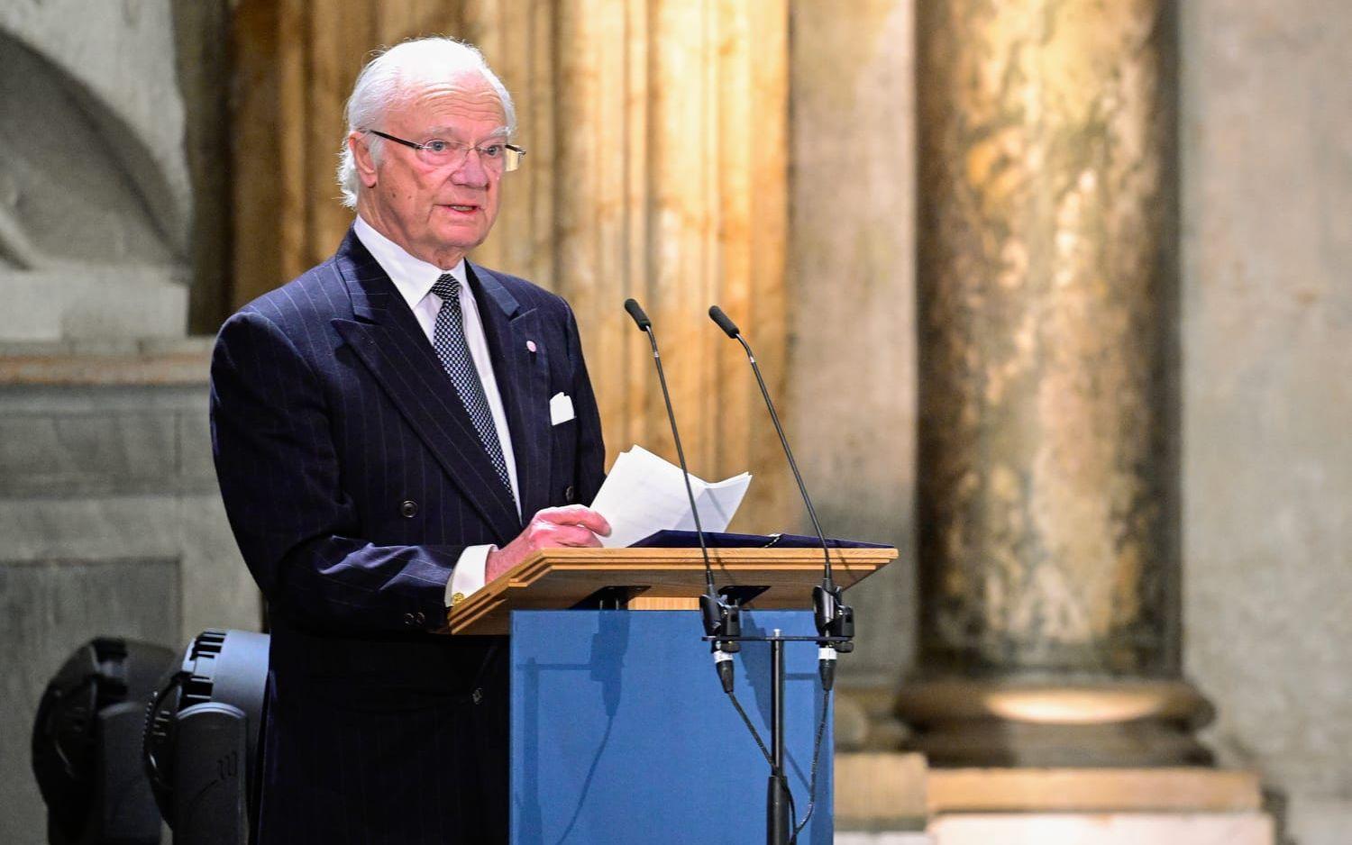 Kung Carl Gustaf. Arkivbild. 