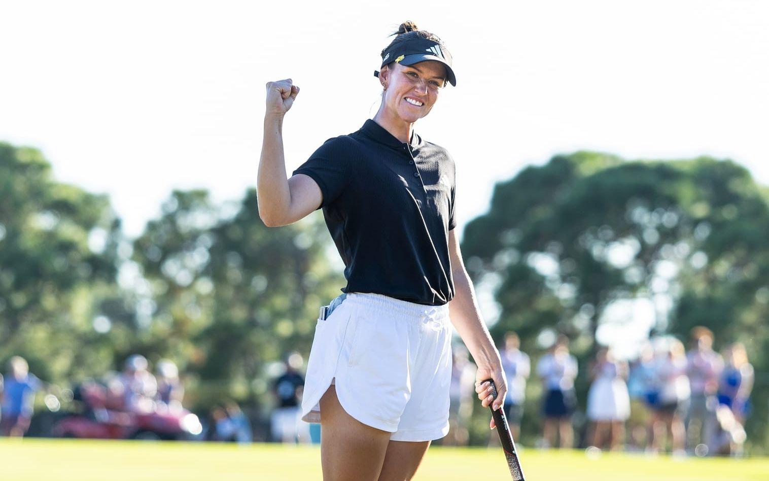 Linn Grant vann på LPGA-touren i november. Arkivbild.