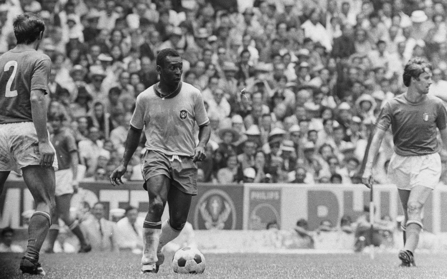 Pelé räknas som en av de största i fotbollshistorien. 