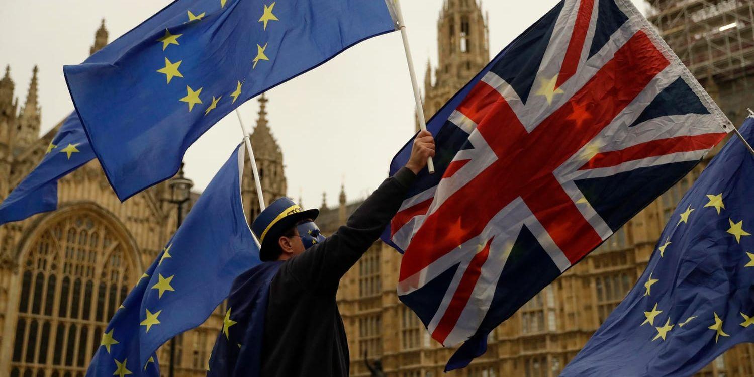 Storbritannien lämnar EU den 29 mars nästa år. Arkivbild.