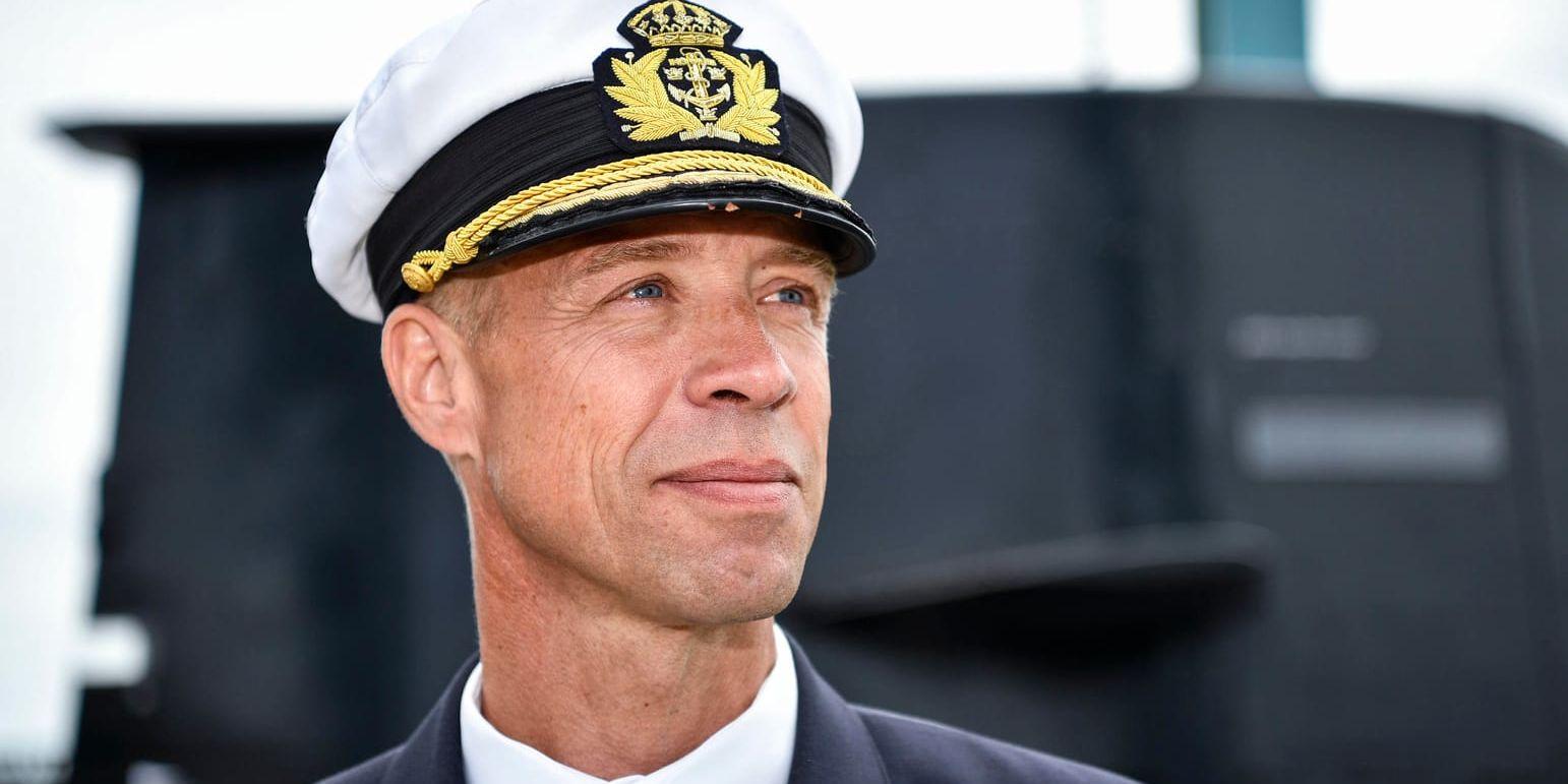 Amiral Jens Nykvist, chef för marinen. Arkivbild.