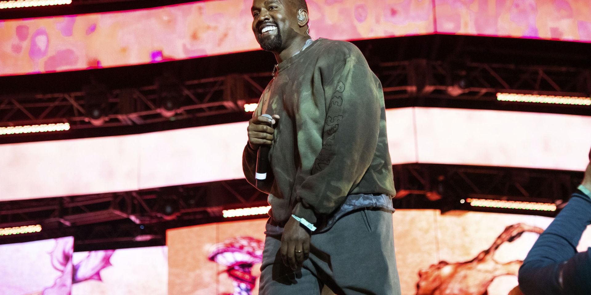 Kanye West är den bäst betalda hiphopartisten i världen, enligt Forbes. Arkivbild.