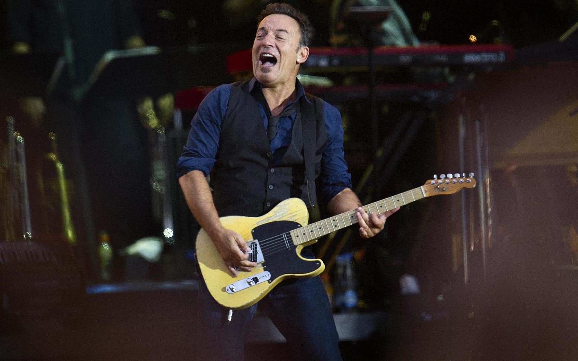 Bruce Springsteen spelade på Roskildefestivalen 2012.