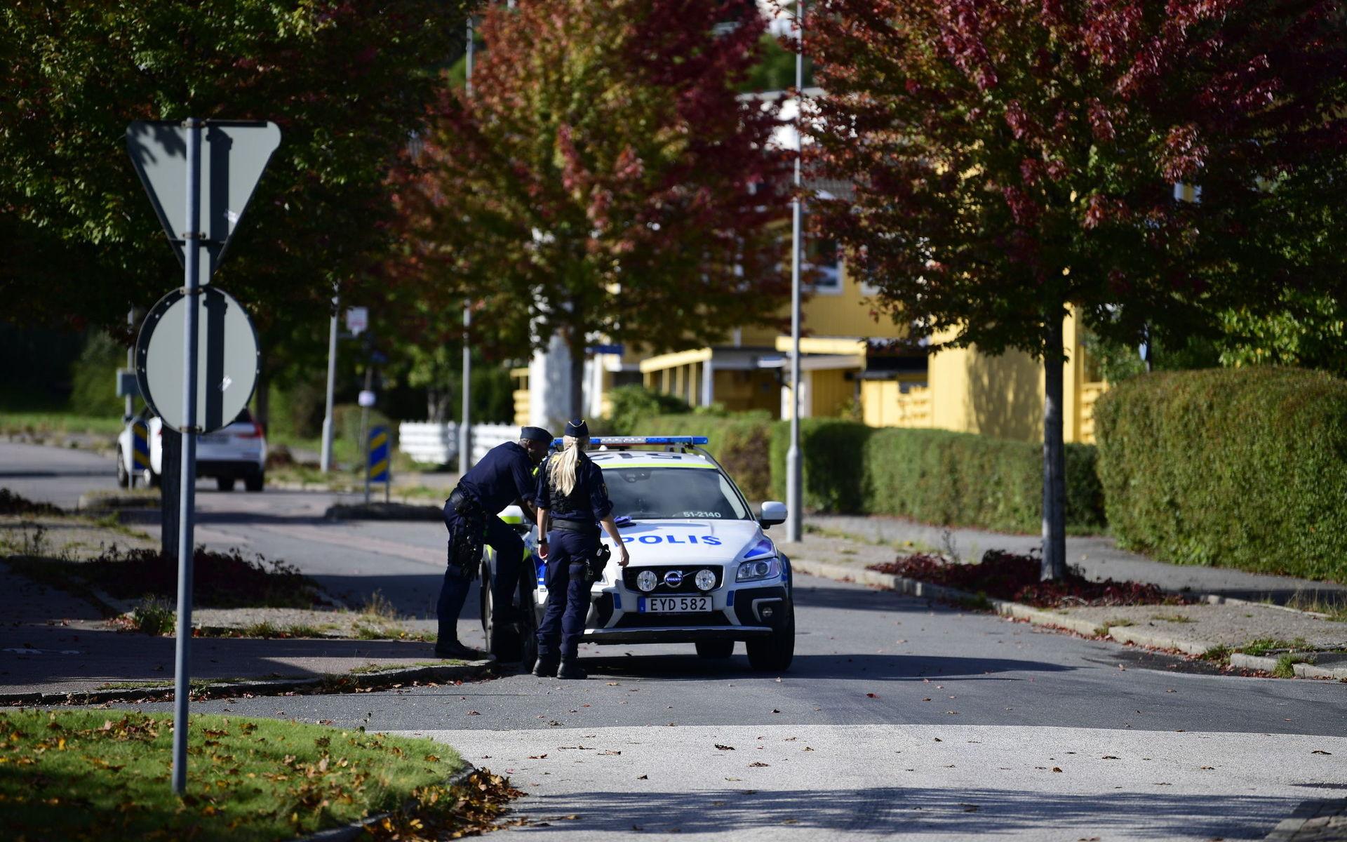 Polisen sökte efter den försvunne pojken i bland annat Frölunda.