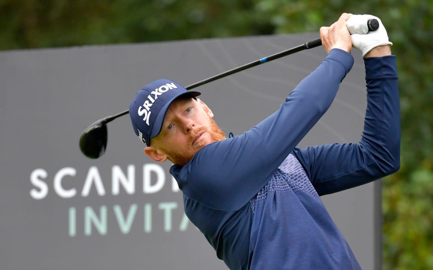 Sebastian Söderberg är i delad ledning på Europatouren. Arkivbild.