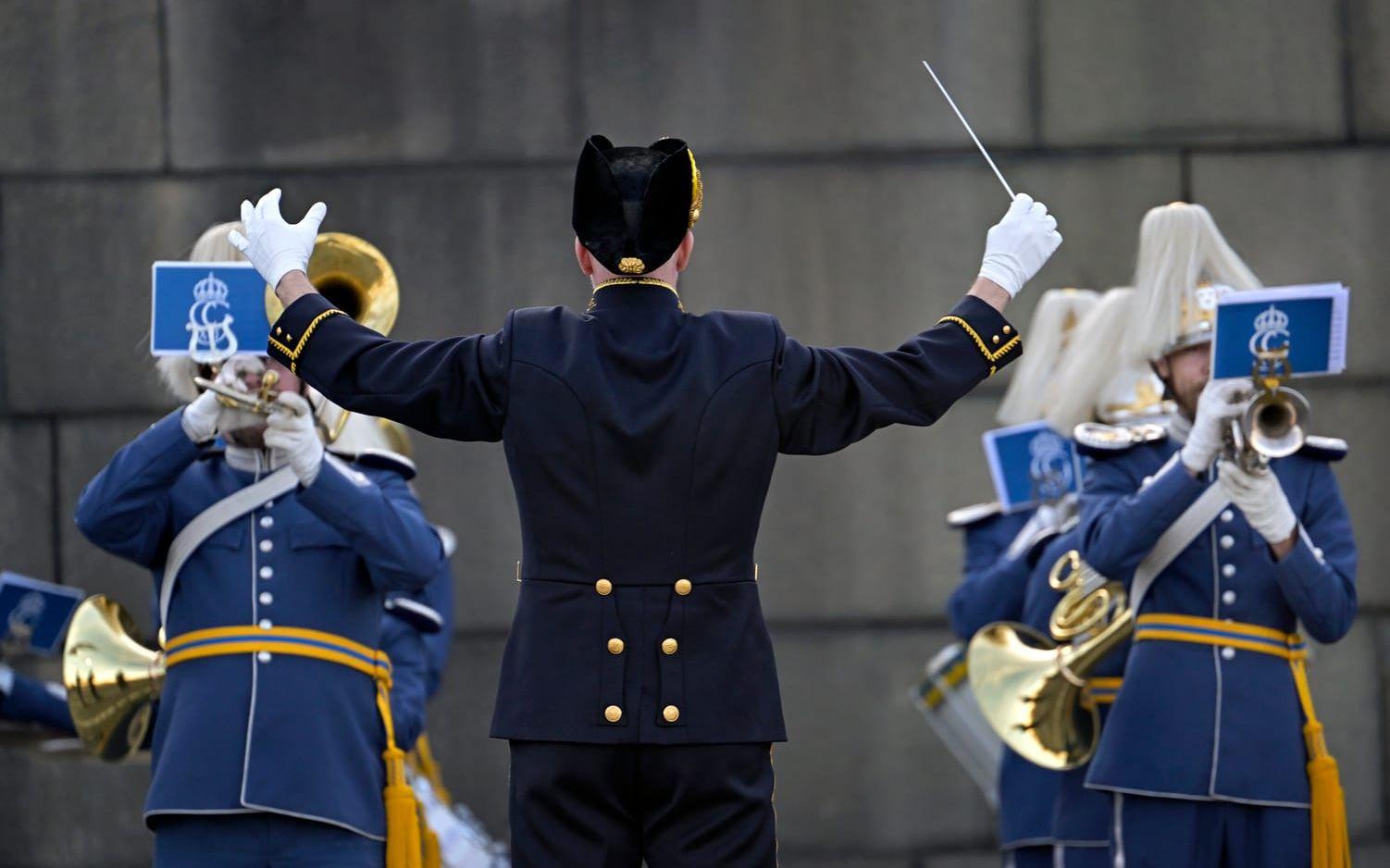 Livgardets dragonmusikkår. Arkivbild. 