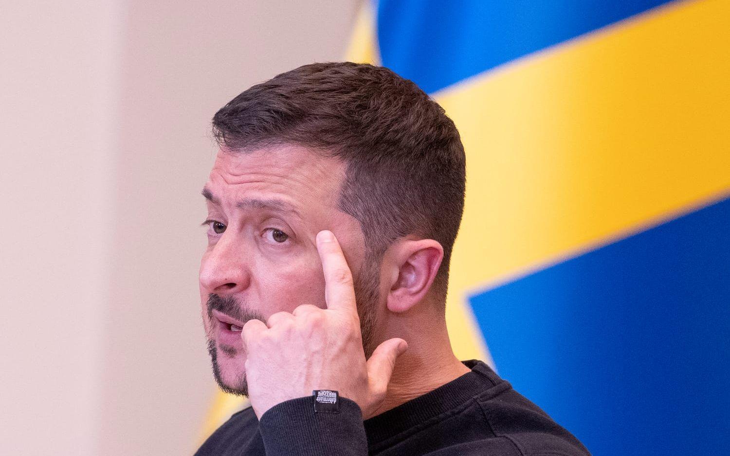 Ukrainas president Volodymyr Zelenskyj. Arkivbild. 