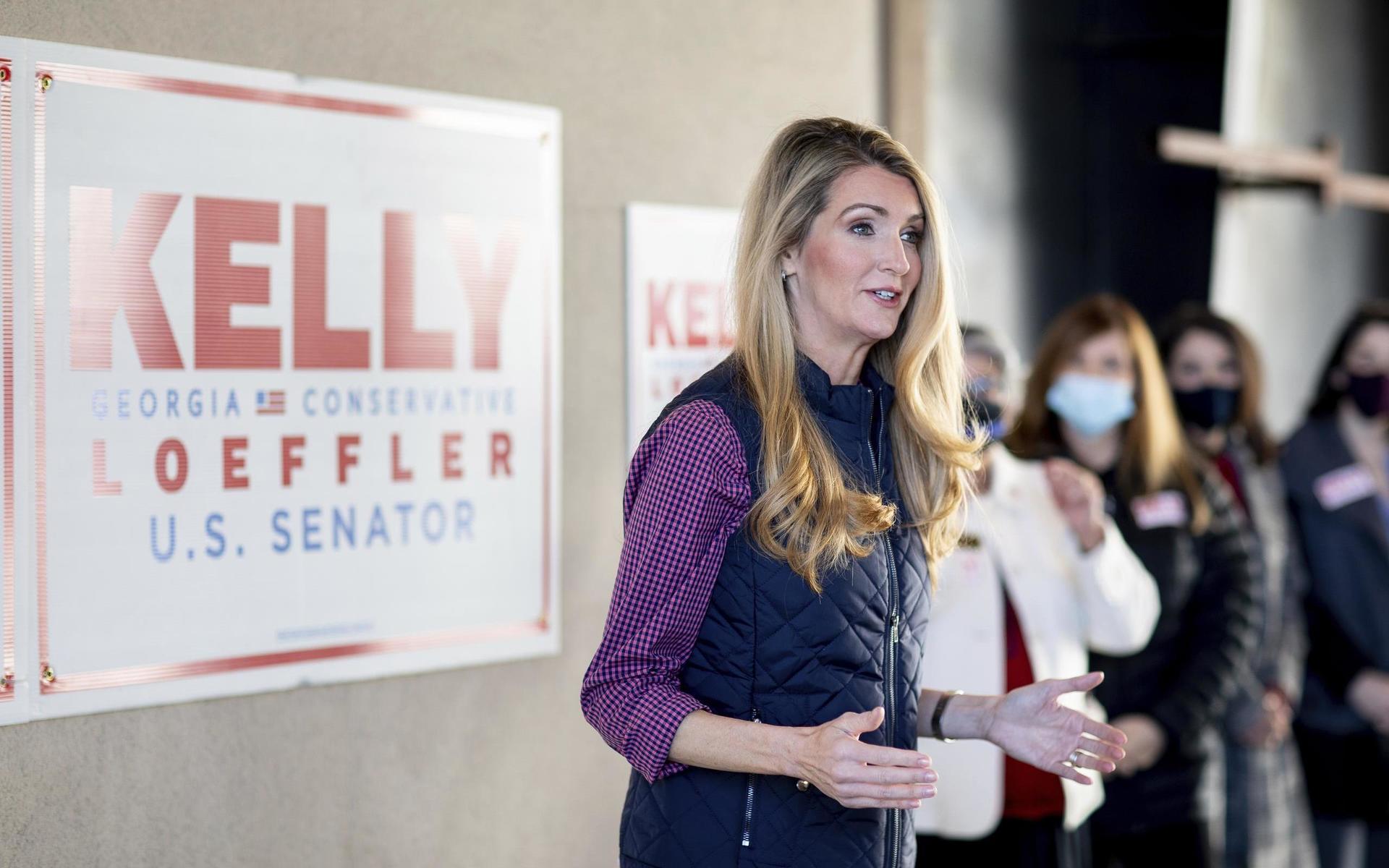 Den Republikanska senatorn Kelly Loeffler fick 26 procent av rösterna. 