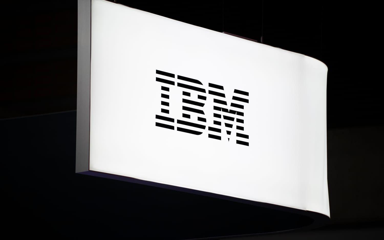 Teknikbolaget IBM gick bättre än väntat under första kvartalet. Arkivbild. 