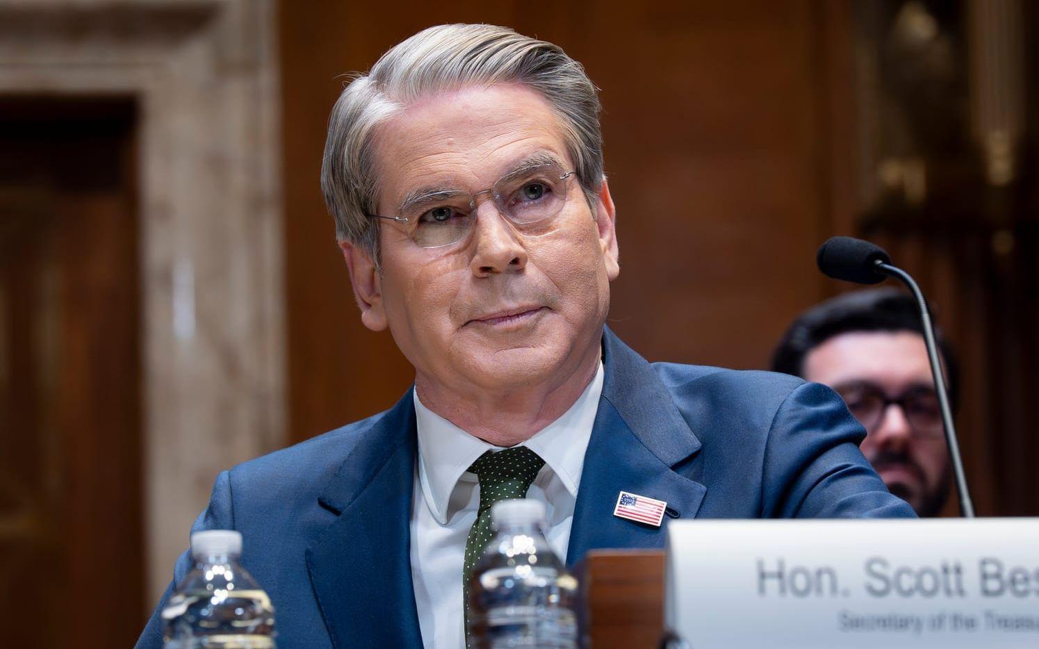 USA:s finansminister Scott Bessent, på bild från tidigare i veckan.