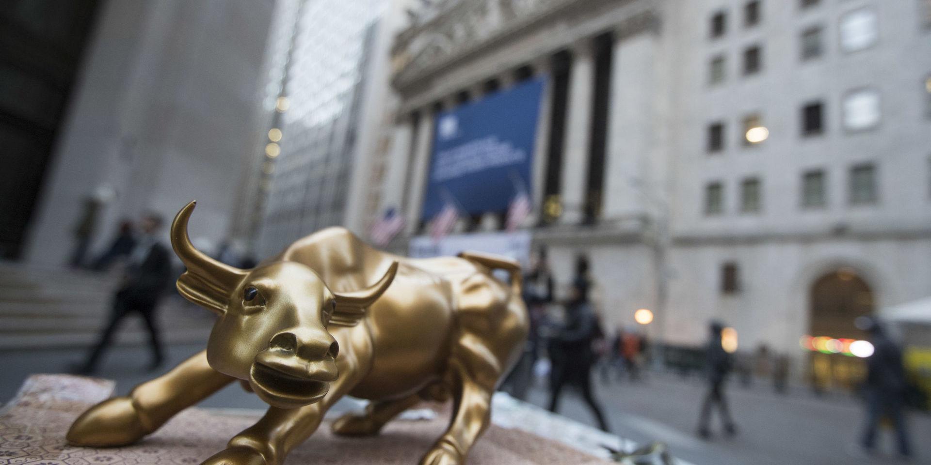 Wall Street slog rekord för andra dagen i rad. Arkivbild.
