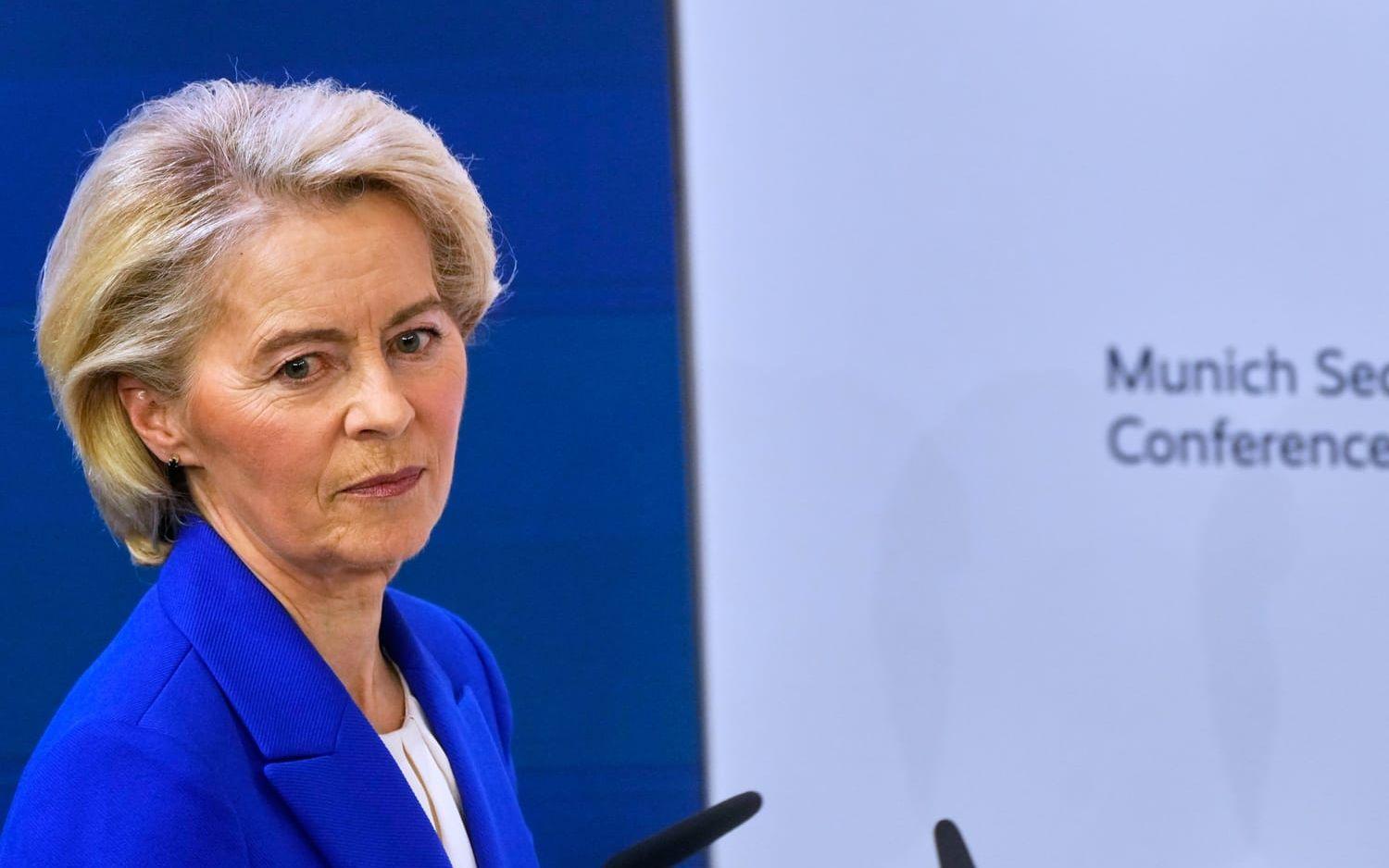 EU-kommissionens ordförande Ursula von der Leyen. Arkivbild.