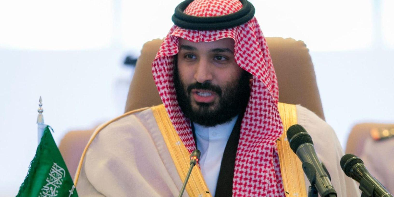 Saudiarabiens kronprins Mohammed bin Salman. Arkivbild.