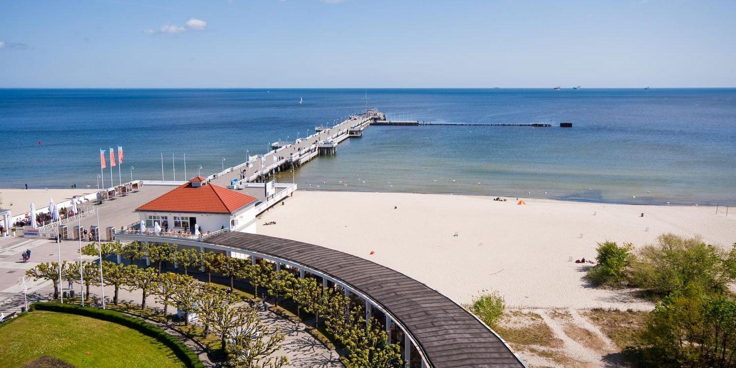 Resorna till Gdansk vid den polska Östersjökusten ökar starkt. Strandliv vid badorten Sopot är en av attraktionerna.