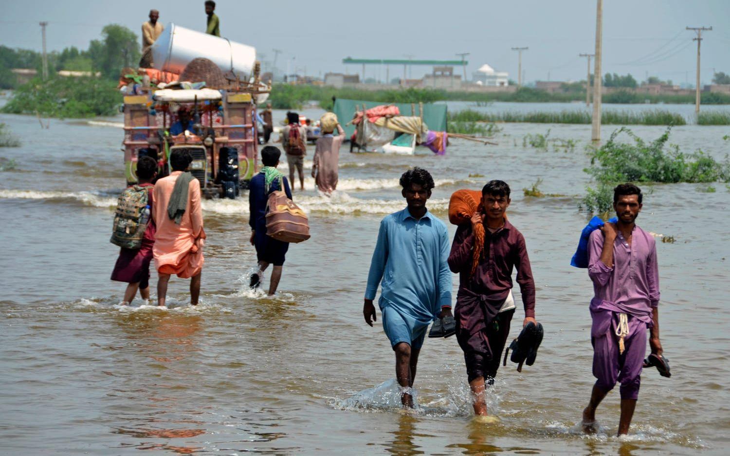 De förödande översvämningarna som drabbade Pakistan förra året gjorde att sjukdomen malaria ökade avsevärt i landet.