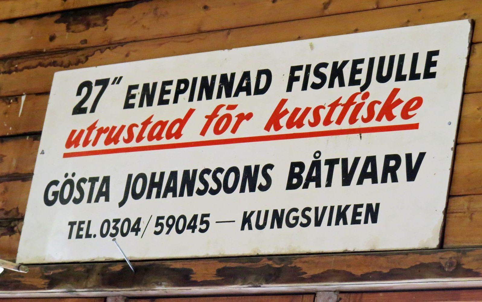 Båtbyggare Johansson var känd överallt för sina fiskejullar. 