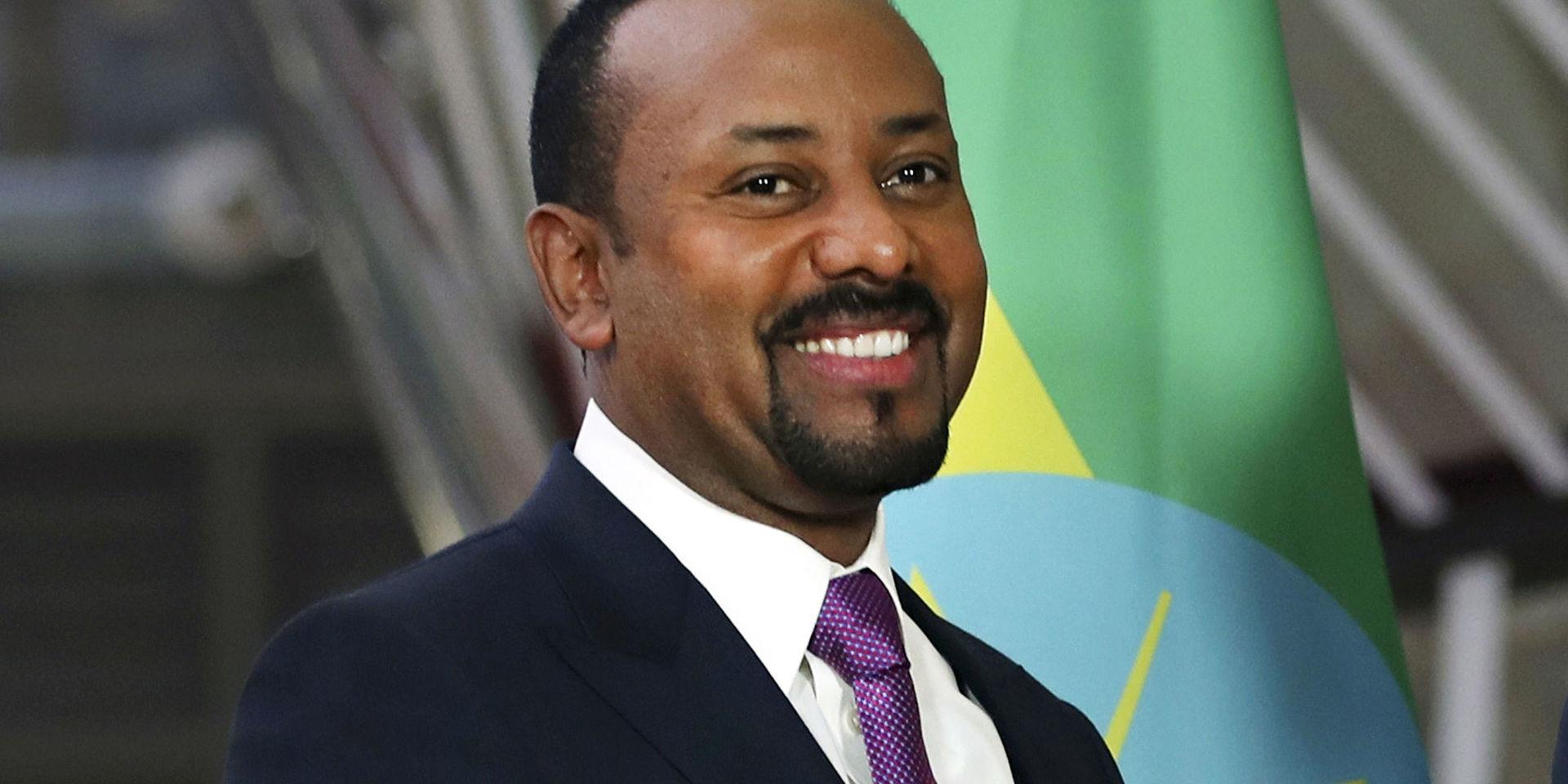 Etiopiens premiärminister Abiy Ahmed. Arkivbild. 