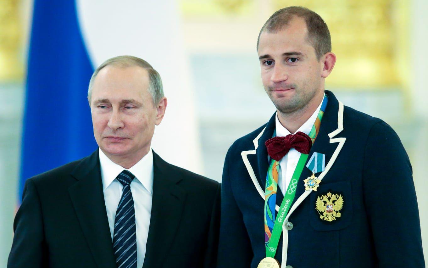 OS-mästaren Aleksander Lesun har hyllats av Rysslands president Vladimir Putin.