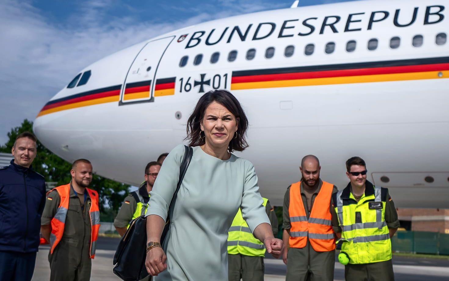 Annalena Baerbock har otur med regeringsplanen. Arkivbild.